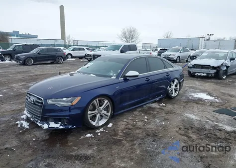 2013 Audi S6 4.0T Prestige z USA, uszkodzony, nr VIN WAUJ2AFC2DN091056
